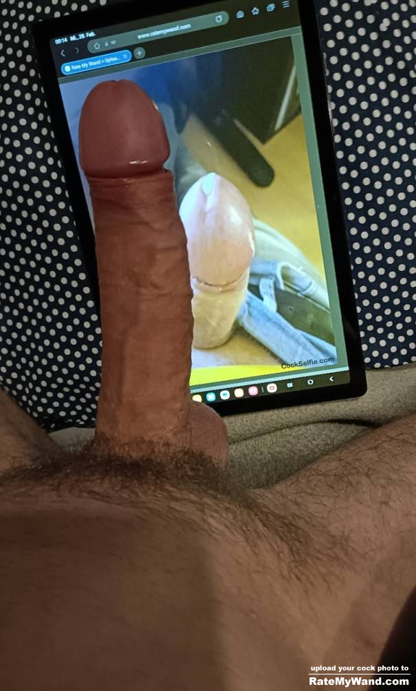 Cocktribute with my dick on screen - Rate My Wand
