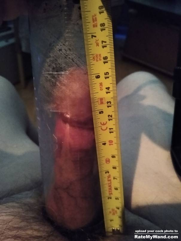 6 inches at last in the cock pump !!! - Rate My Wand