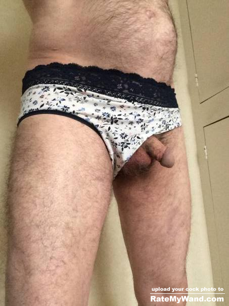 In wifes knickers - Rate My Wand