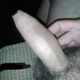 My man's Meaty uncircumcised cock - Rate My Wand