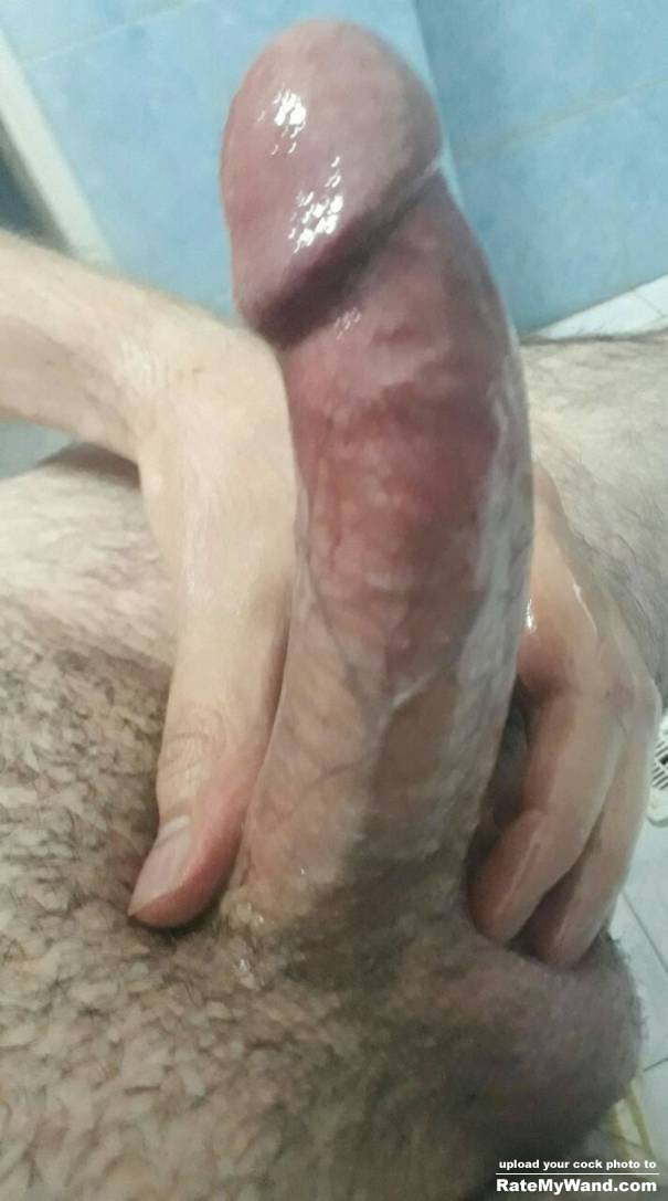 My oily hard cock - Rate My Wand