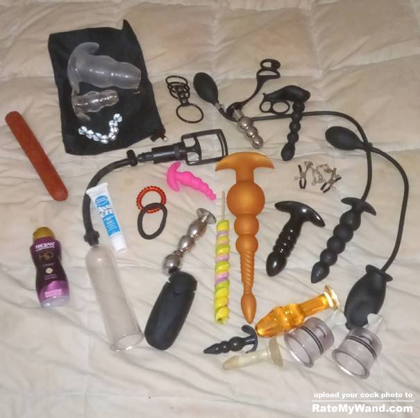 My Anal Toys. What Shall I Use Next? - Rate My Wand