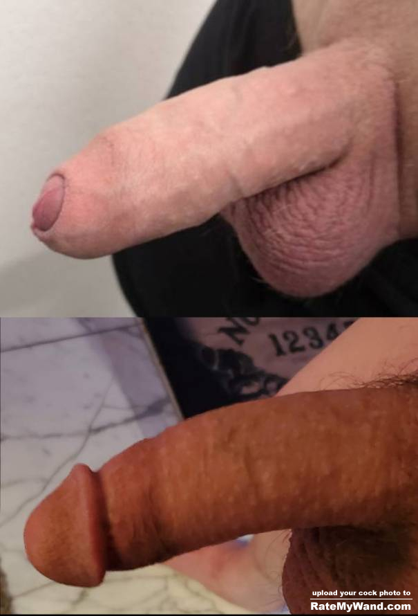 Ratemycock7 (Top) and Mine (Bottom) compare - Rate My Wand