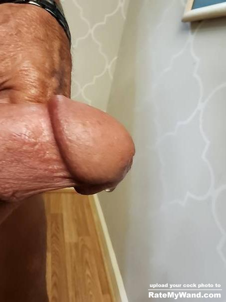 Just the head dripping pre cum - Rate My Wand