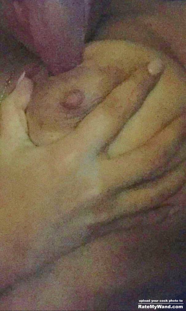 My friend licking her delicious nipples - Rate My Wand