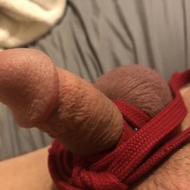 I like to tie my little dick up - Rate My Wand