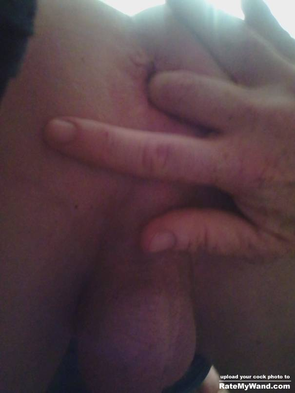 Putting the finger in and letting my balls just hang around waiting To be emptied - Rate My Wand