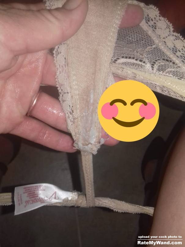 My wifes wet thong who like This ? - Rate My Wand