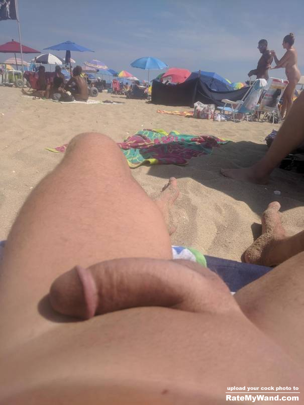 Getting Hard at Nude beach - Rate My Wand