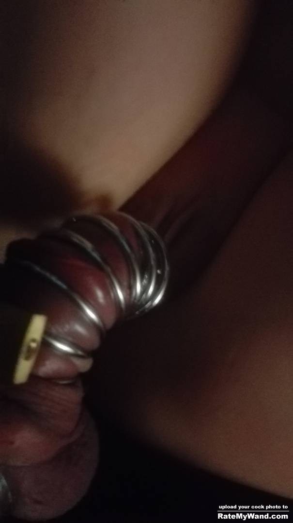 Caged and teased by wife - Rate My Wand