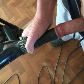 I was doing a bit of hoovering and umm my cock sort of got sucked into the hoover - Rate My Wand