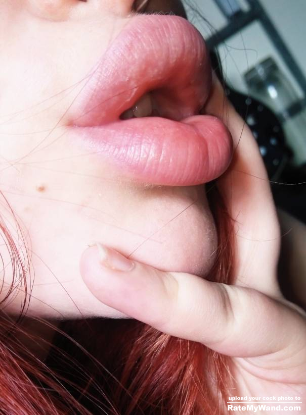 Tribute to my beautiful cock sucking lips ;) who wants to feel them? Xxx - Rate My Wand