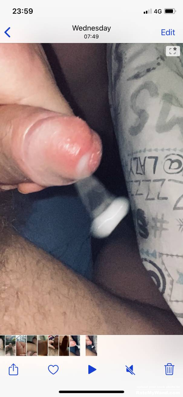 Who wants my big blob of cum - Rate My Wand