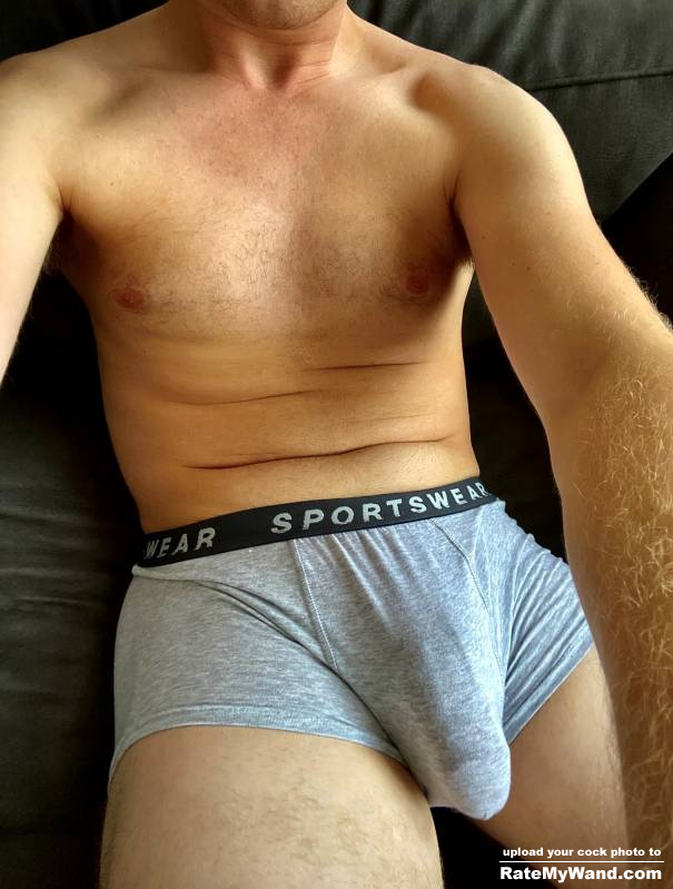 Love showing off my bulge and catch people staring - Rate My Wand