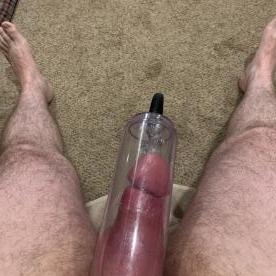 Second session of the night, lots of pre cum feels amazing and its sucking the cum out - Rate My Wand