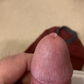 Little pre cum on the tip waiting for some pussy - Rate My Wand