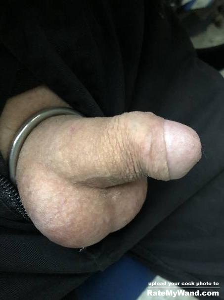 Cock ring on at work.. feels good :) - Rate My Wand
