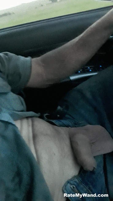 Driving with my cock out - Rate My Wand
