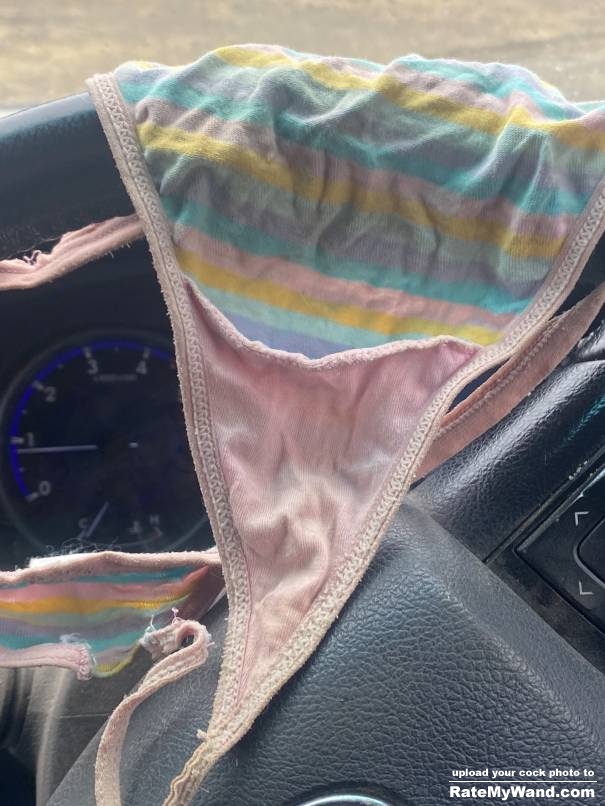Just siting in my car looking at these little panties i just Borrowed off the cloths line what should i do with them ? - Rate My Wand
