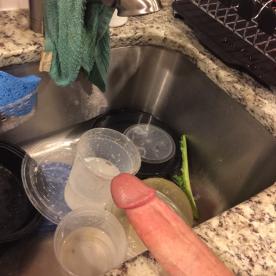 Was washing the Dishes when a visitor arrived - R u up for hosting? - Rate My Wand