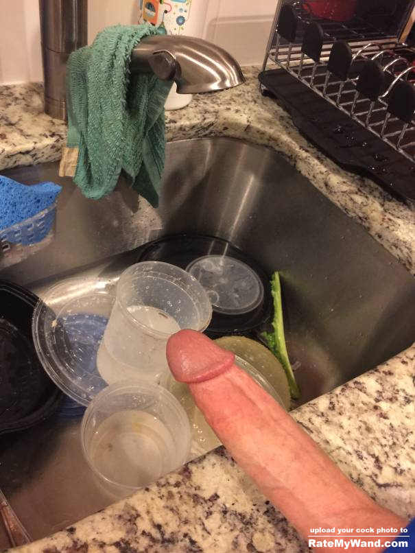 Was washing the Dishes when a visitor arrived - R u up for hosting? - Rate My Wand