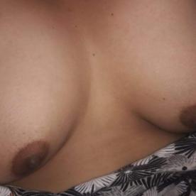 my bf Finally decides to show me, she have Small but Cute boobs, cant wait to taste her - Rate My Wand