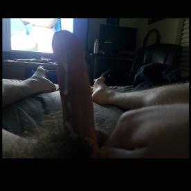 My cock with cum squirting out - Rate My Wand