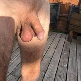 The sun feels nice on my cock and balls - Rate My Wand