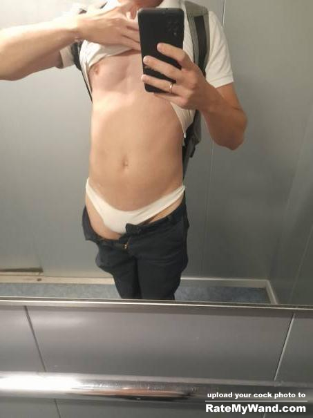 Couldnt help myself showing my sexy panties in an elevator - Rate My Wand