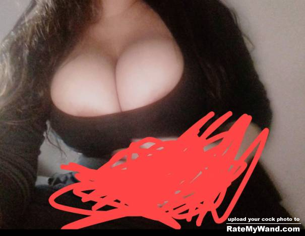 Please cum on my tits :'( - Rate My Wand