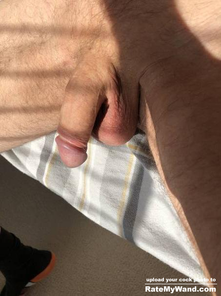 Sun feels nice on my cock and balls - Rate My Wand
