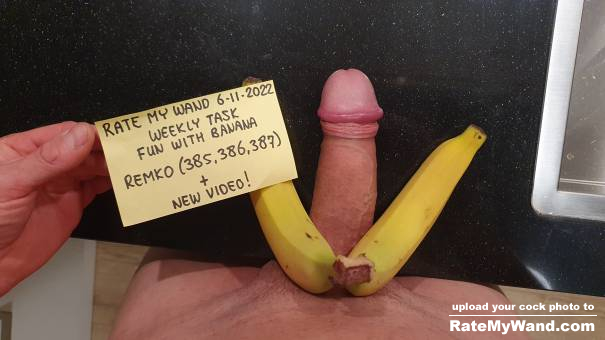 Remko (385) Weekly Task - Fun With Banana (01) - Rate My Wand