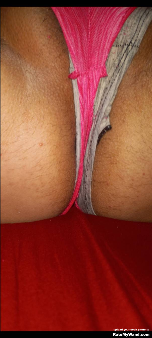 Love the way I look Wearing panties and clean shaved ass and cock - Rate My Wand