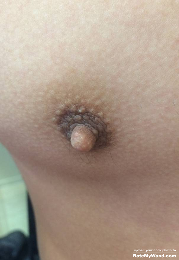 Daddys erect nipple needs a pinch - Rate My Wand