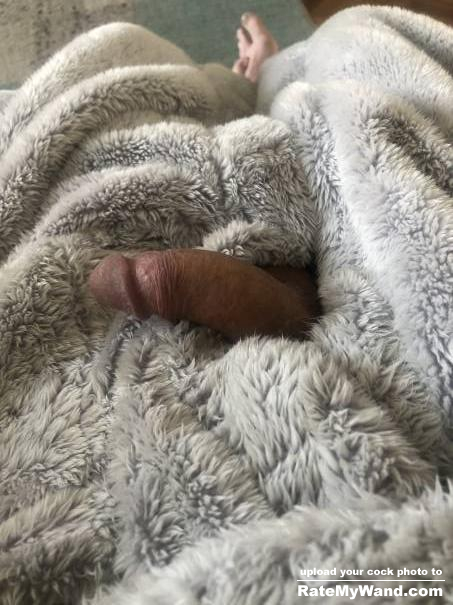Nice and warm in my wifes dressing gown - Rate My Wand