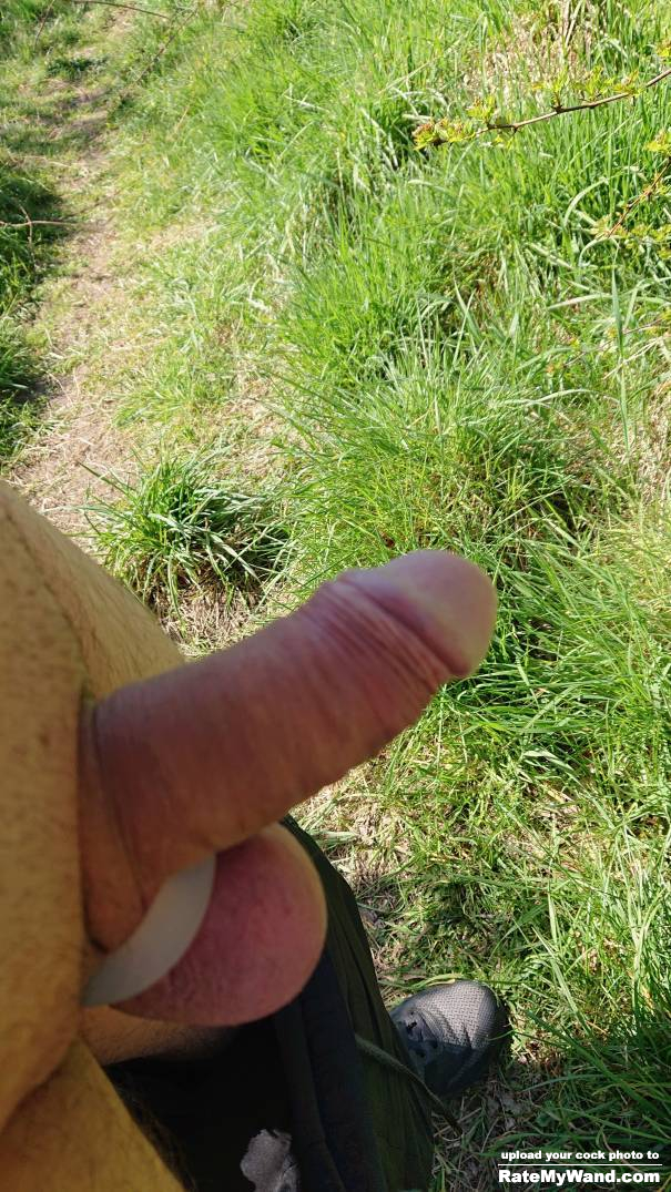 Outdoor flesh with cock ring on - Rate My Wand