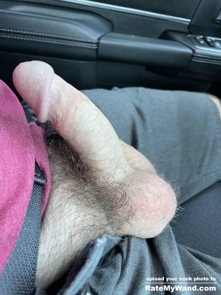 Getting hard in the car - Rate My Wand