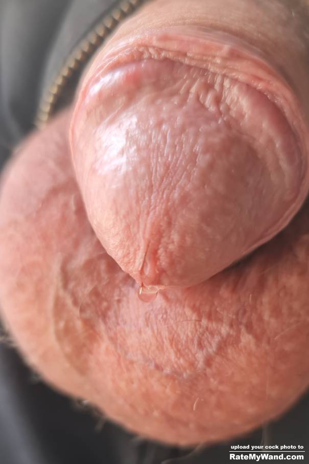 Tiny drop of Pre-cum. Any takers? - Rate My Wand