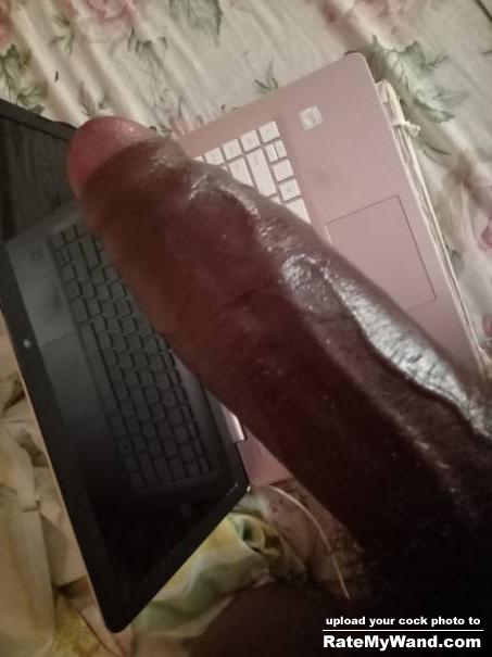 Imagine my big, black, veiny bull cock, deep inside of your confined hole, stretching, pounding, and filling your womb full of superior semen. - Rate My Wand