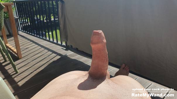 Remko (642) Sunbathing On My Balcony Playing With My Cock 5 - Rate My Wand