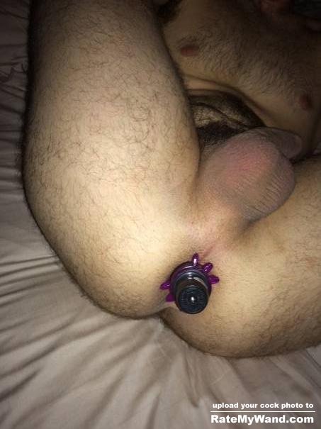 7" vibrator In my ass. Feel so good - Rate My Wand